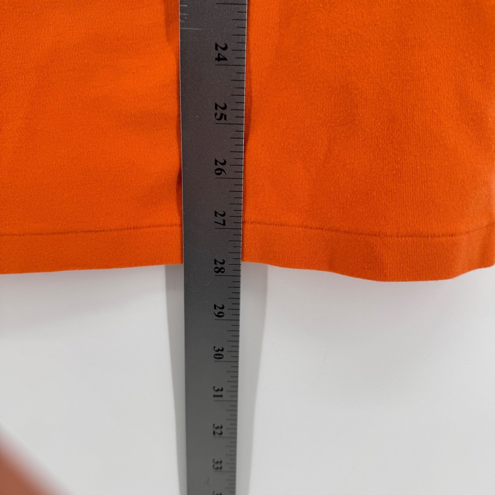 Polo Ralph Lauren Polo Shirt Mens M Orange Blue Pony Short Sleeve Cotton Classic - Picture 6 of 10